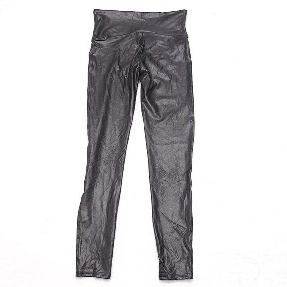 SPANX Pants - Spanx Women’s Black Faux‎ Leather Leggings Size Large